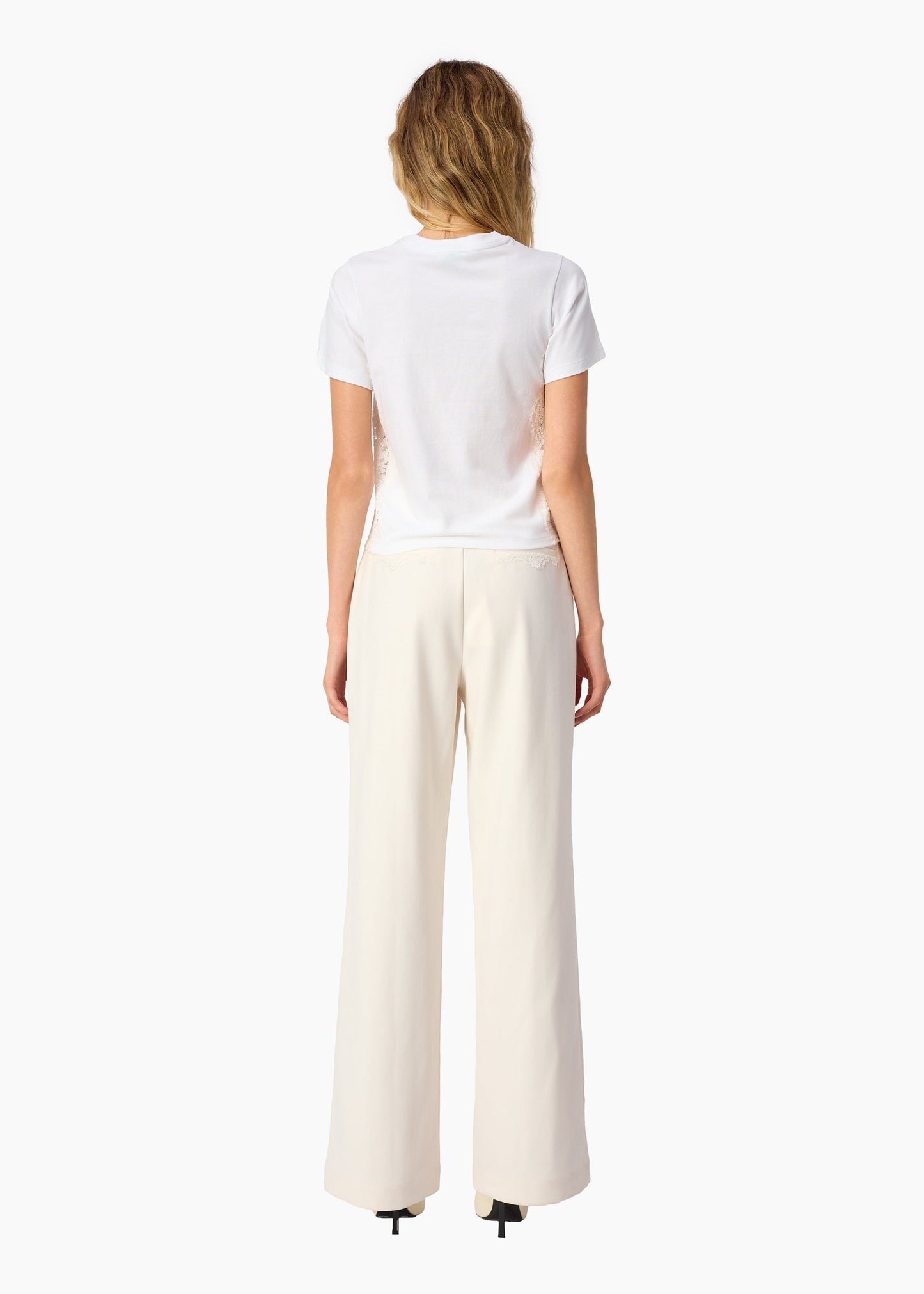 T-shirt en coton Ebra blanc