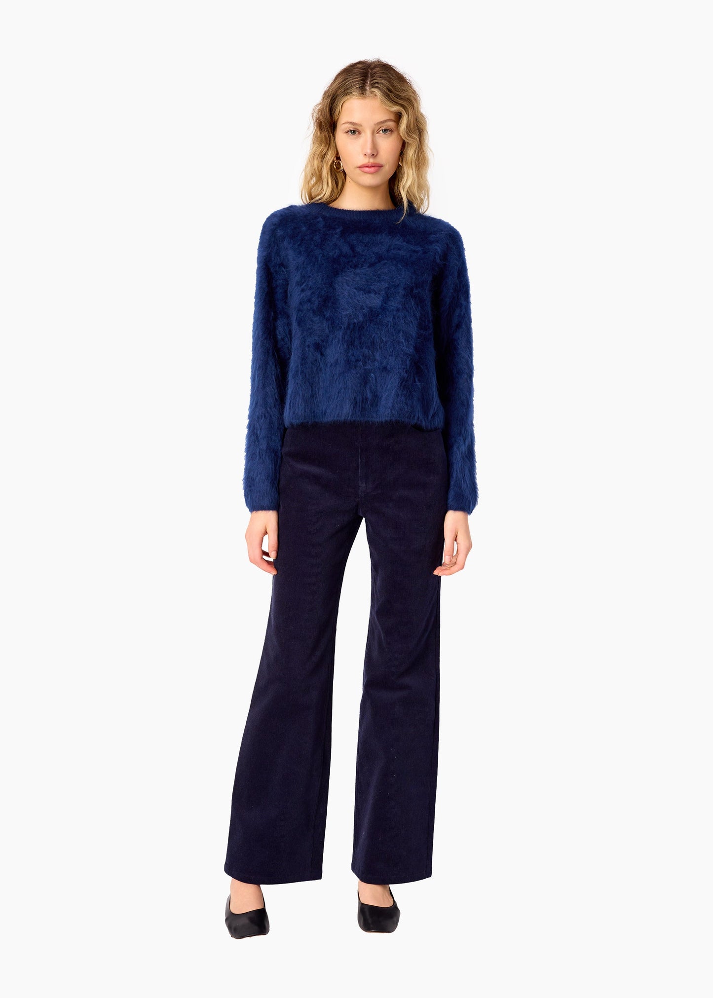 Pull en cachemire Niall bleu marine