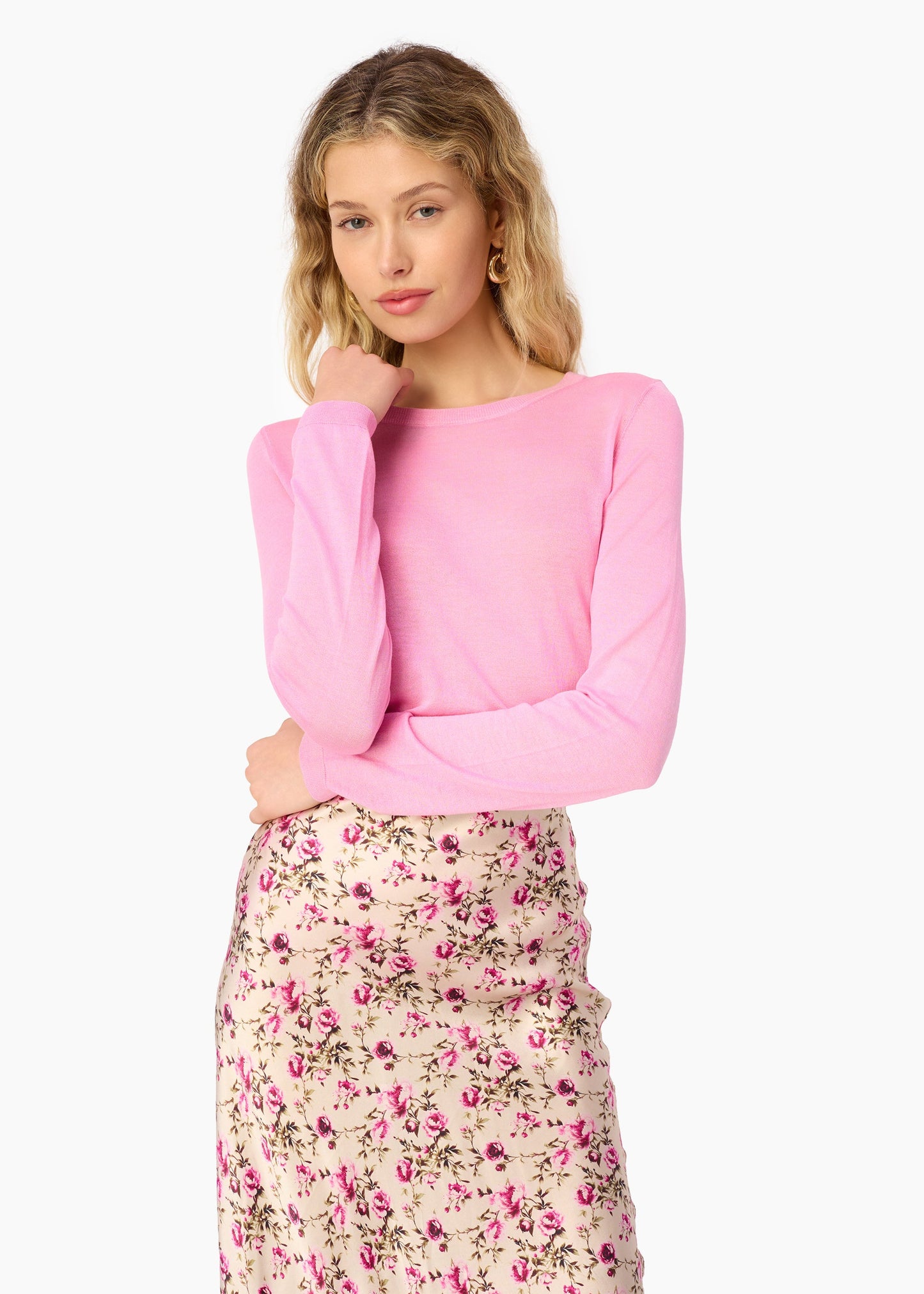 Haut en tricot léger Jaime Camellia