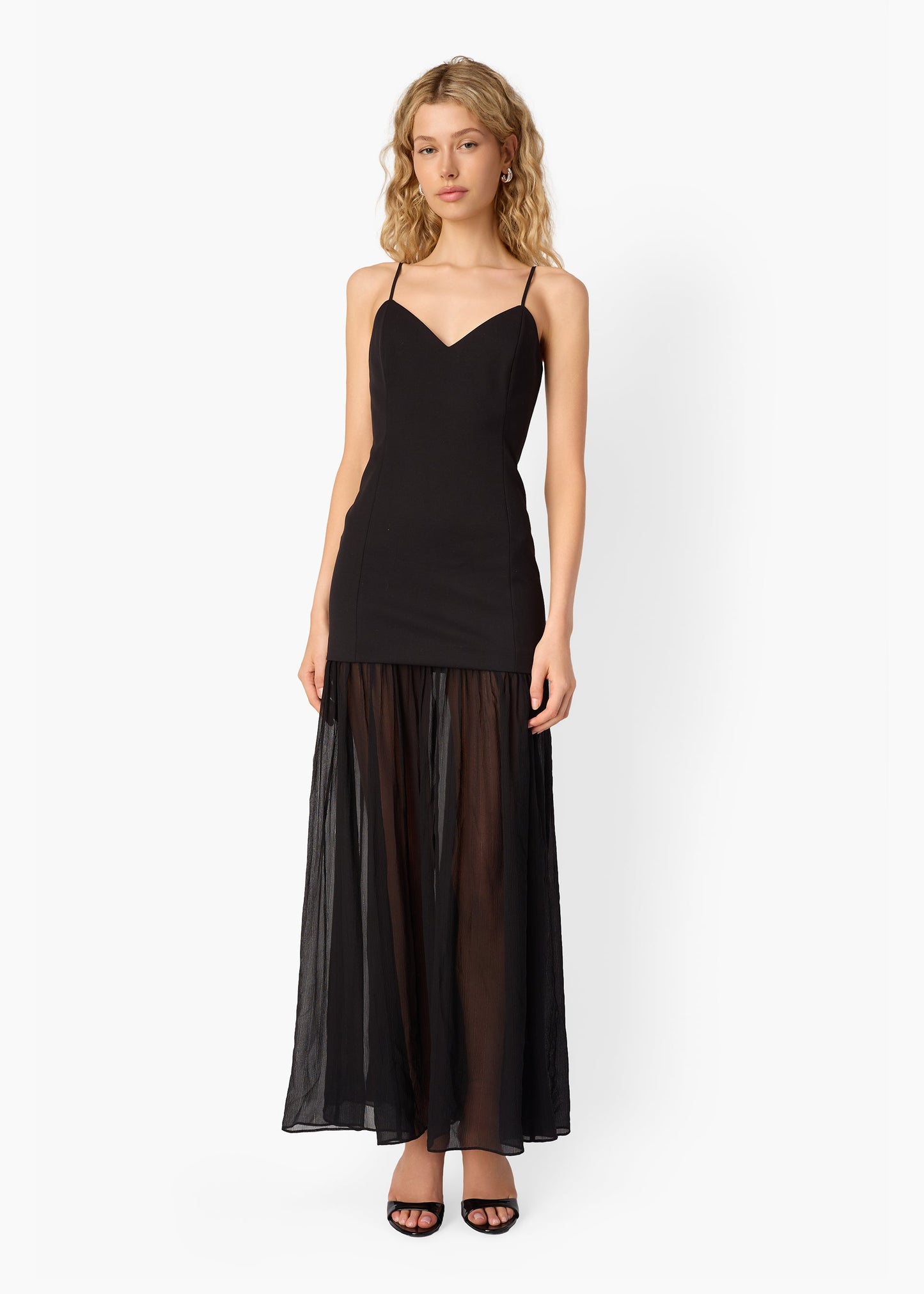 Robe longue Susannah noire