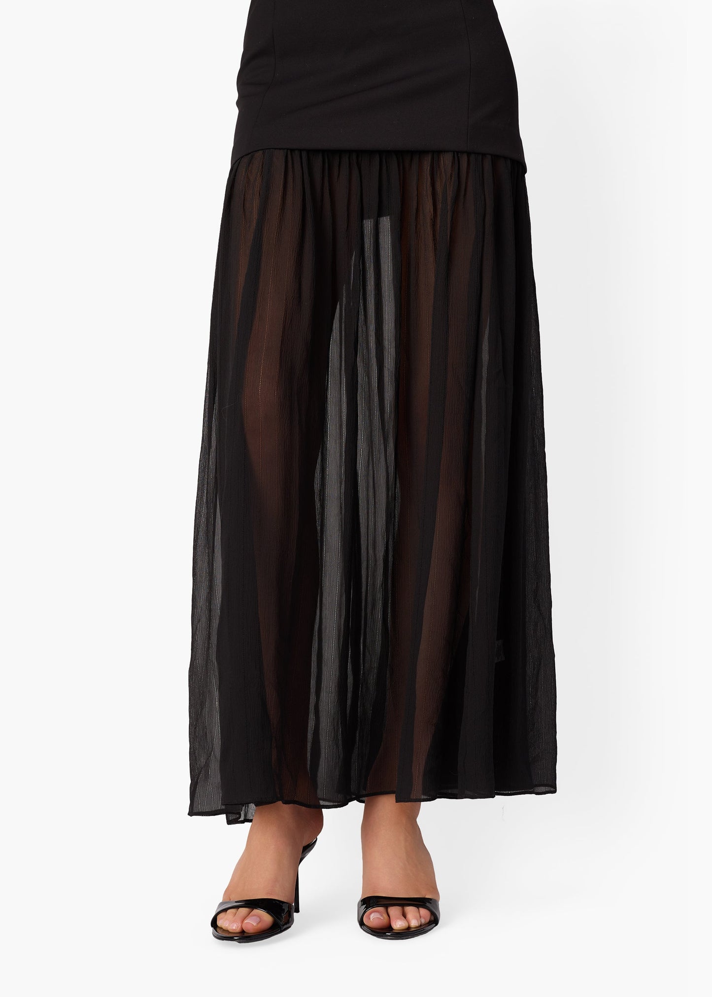 Robe longue Susannah noire
