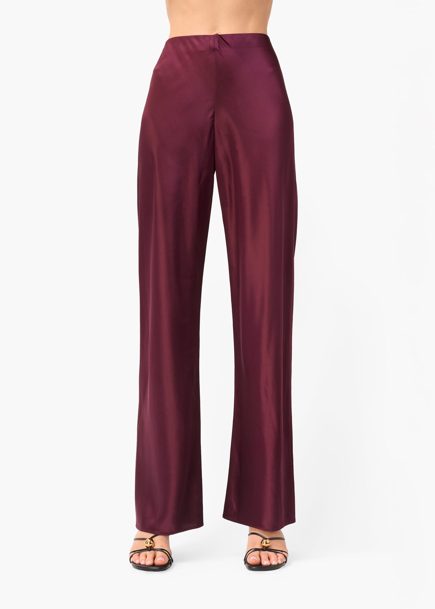 Pantalon Bristol taille mi-haute Mûre