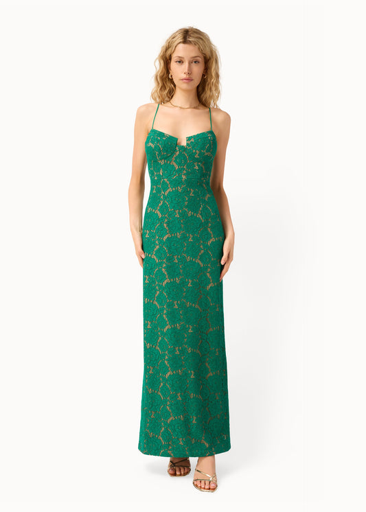 Robe en dentelle Rosaria Verdant