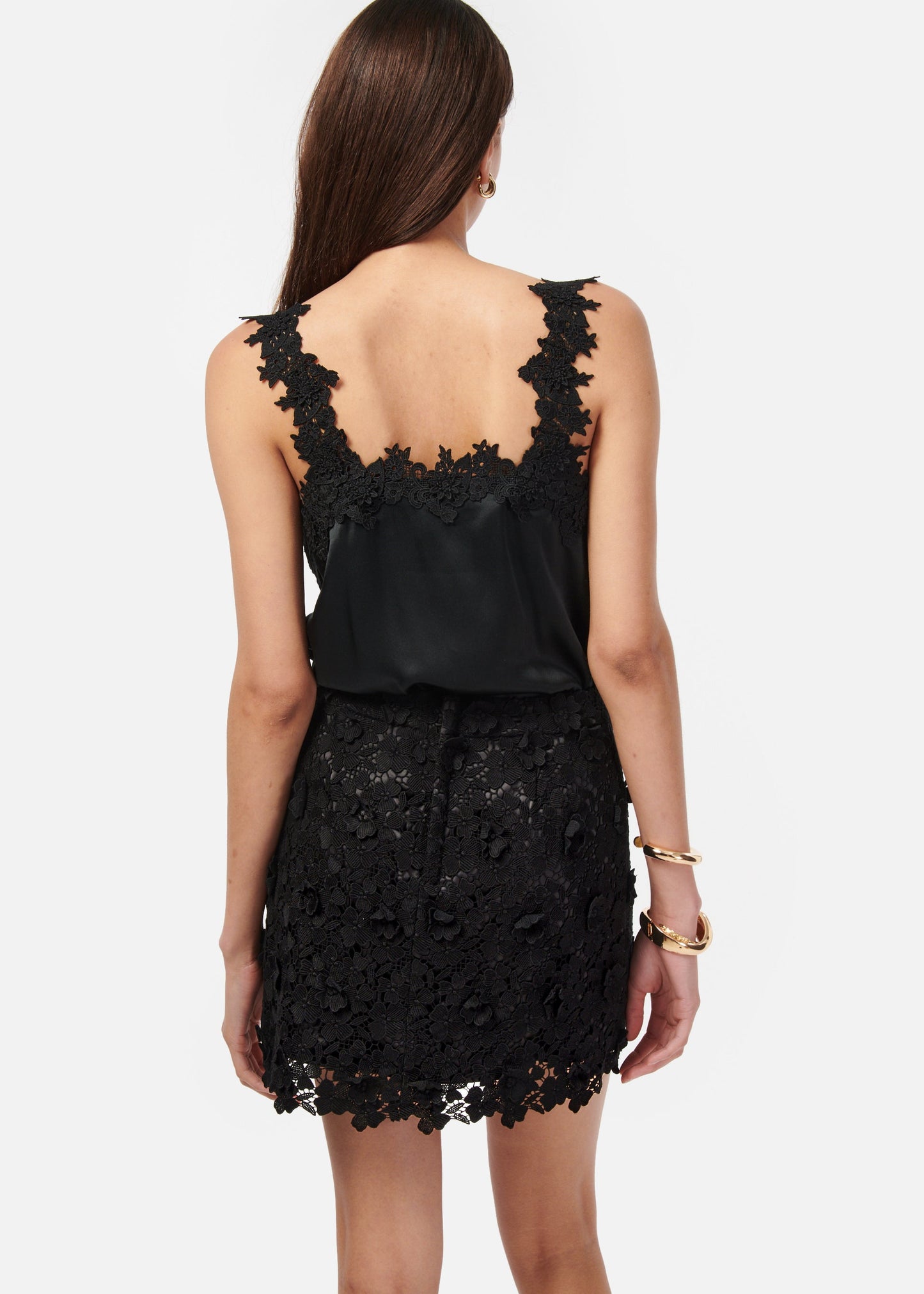 Jupe en dentelle Ilima noire
