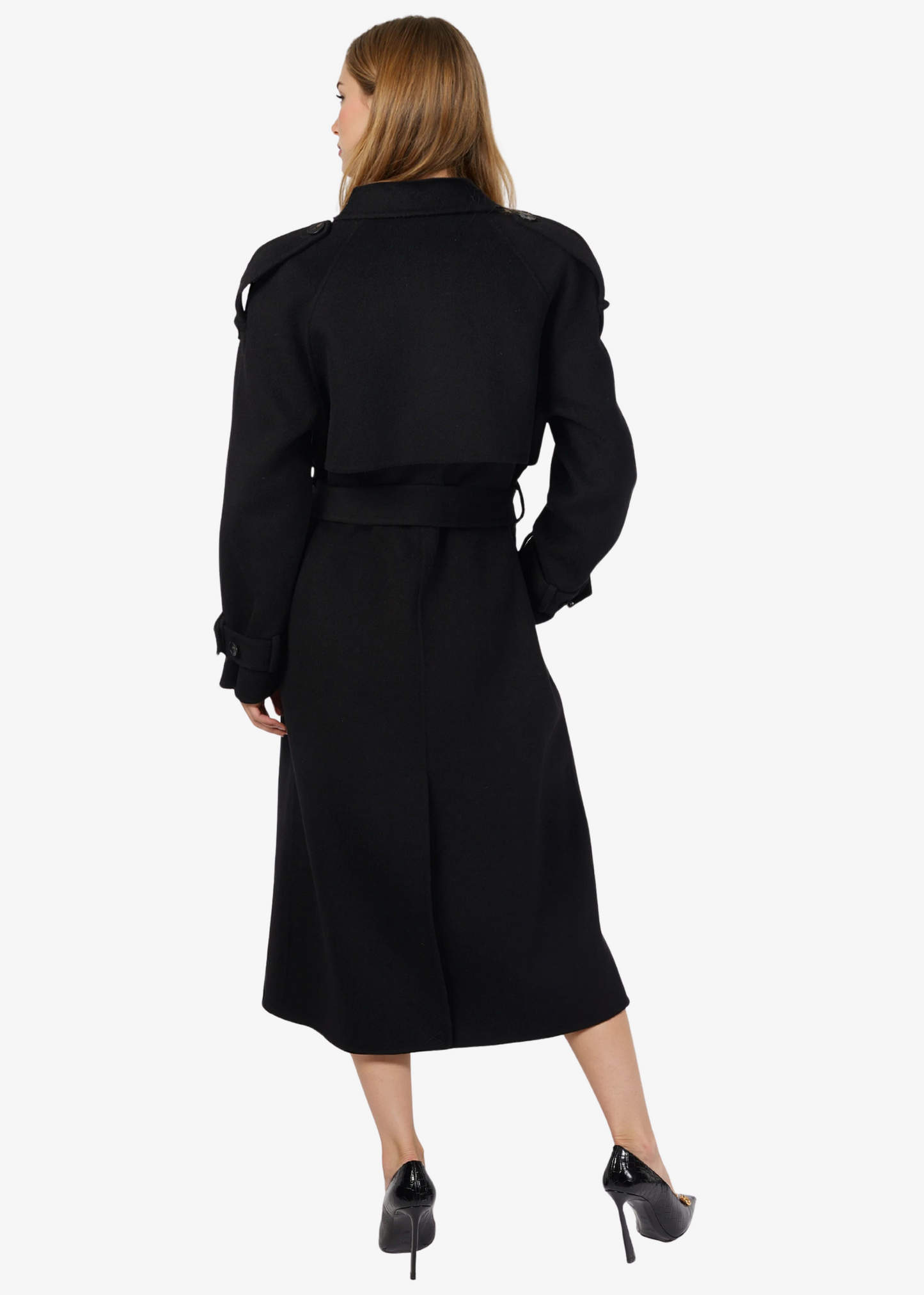 Trench-coat Yennifer noir