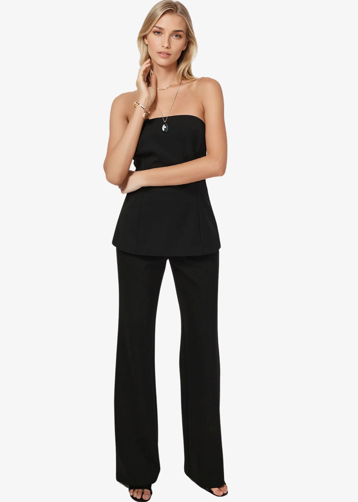 Pantalon large Lucrecia noir