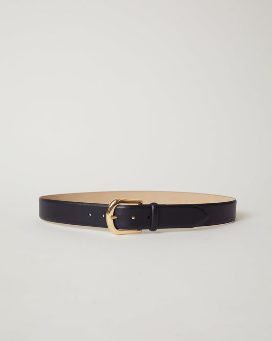 Ceinture en cuir Kennedy B-Low The Belt Noir Or