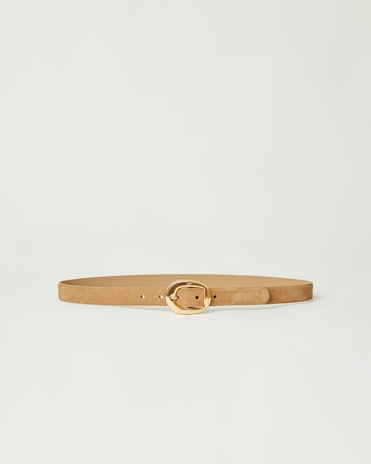 Ceinture B-Low The Belt Greyson Mini en daim Sable Doré