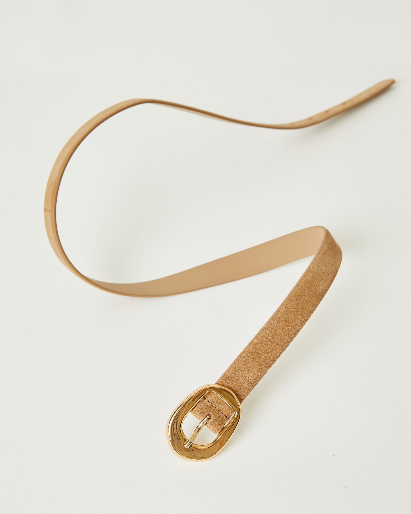 Ceinture B-Low The Belt Greyson Mini en daim Sable Doré