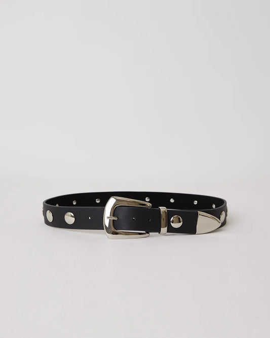 Ceinture Jordana Mini Moto B-Low The Belt Noir Argent