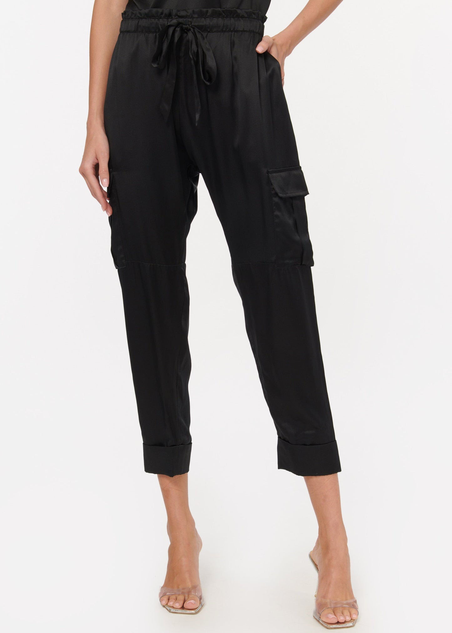 Pantalon cargo Carmen noir