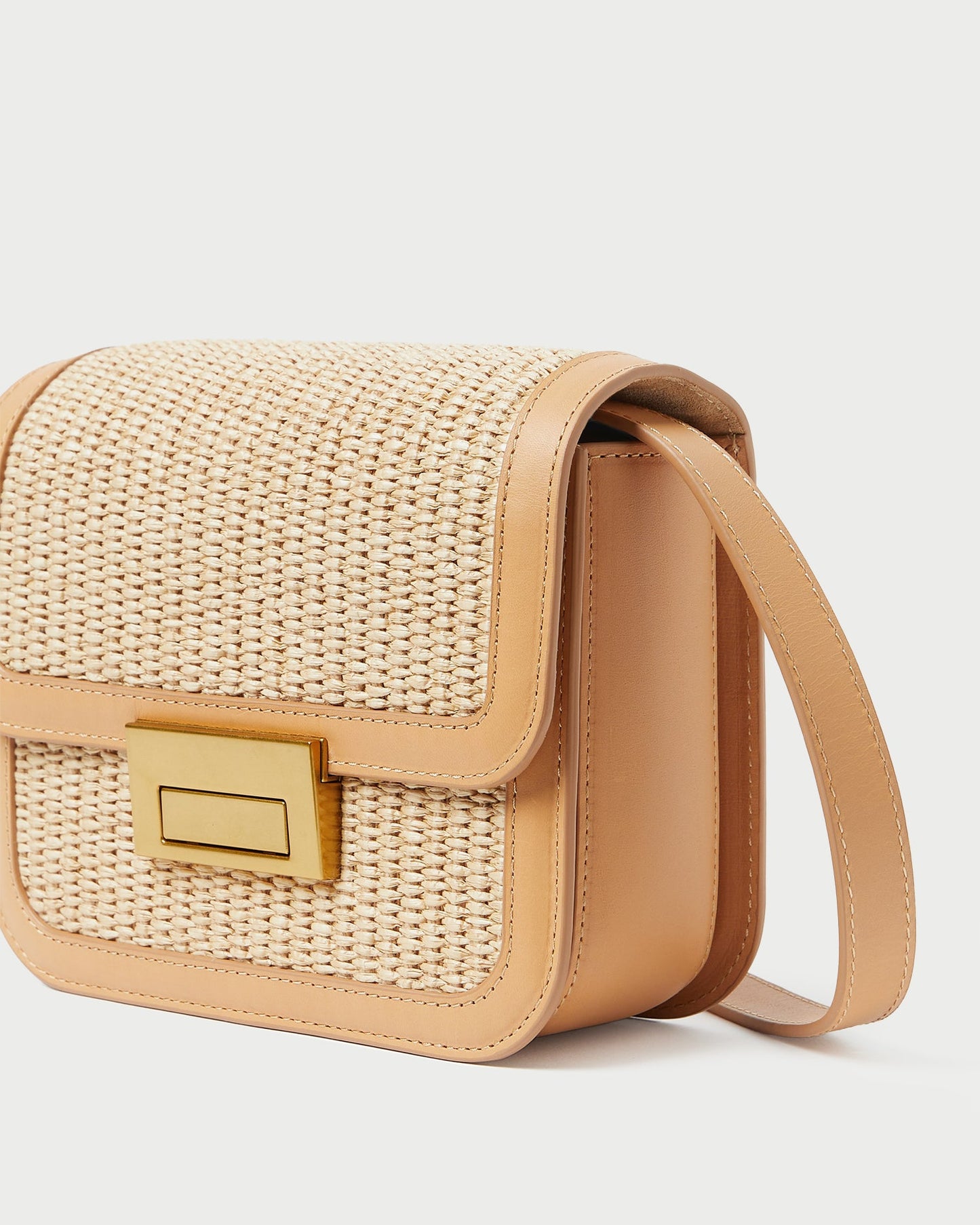 Sac bandoulière en paille naturelle Desi