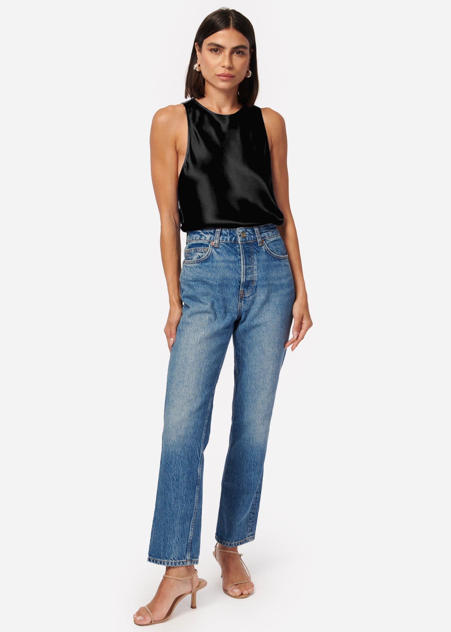Camisole Floriana Noir