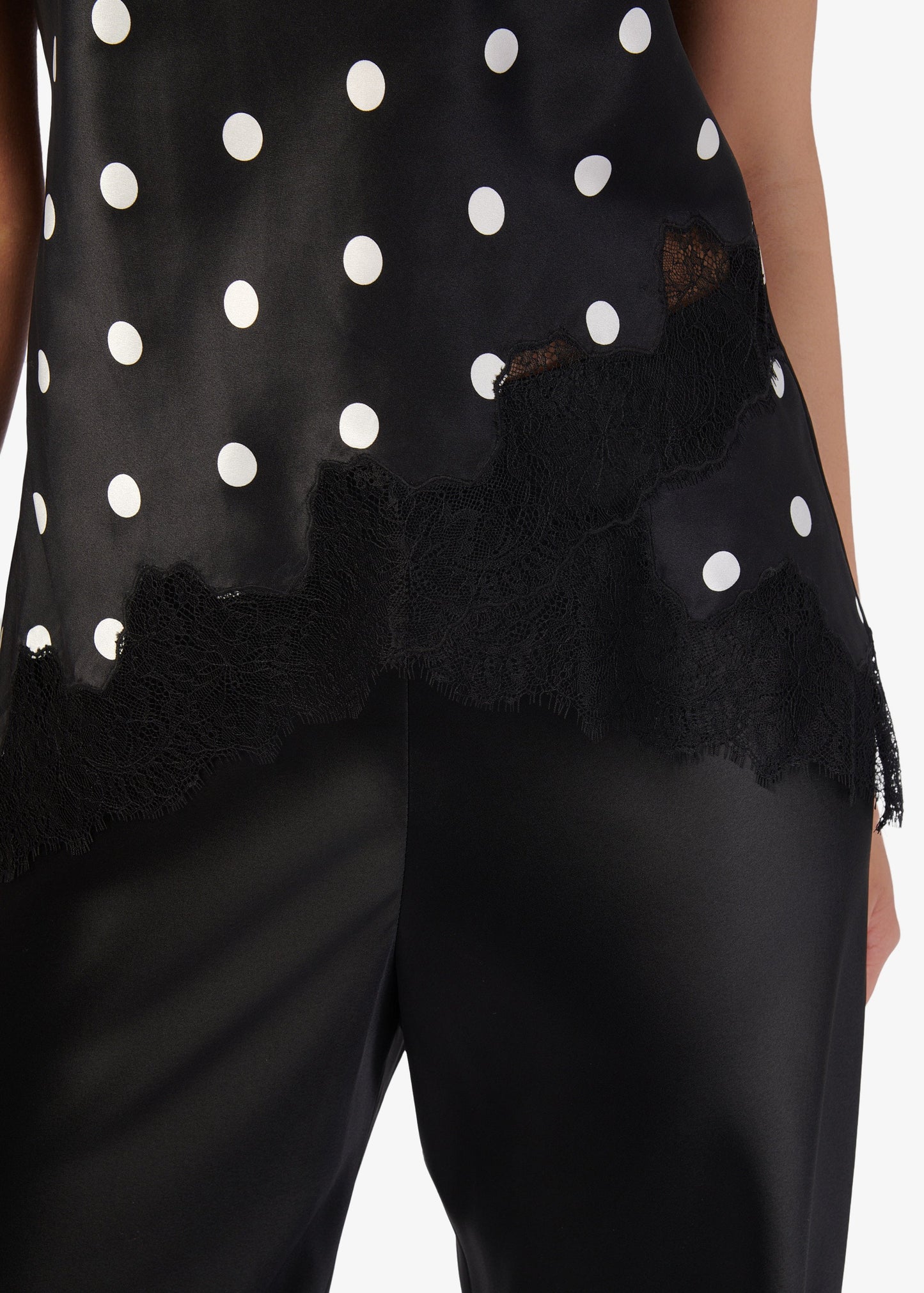 Camisole sans bretelles Odessa à pois
