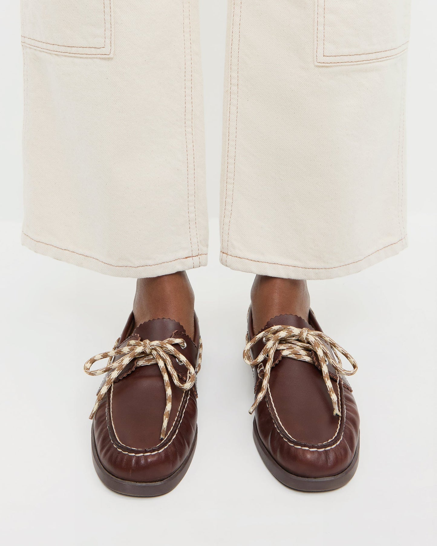 Chaussure bateau Franco Espresso/Butter