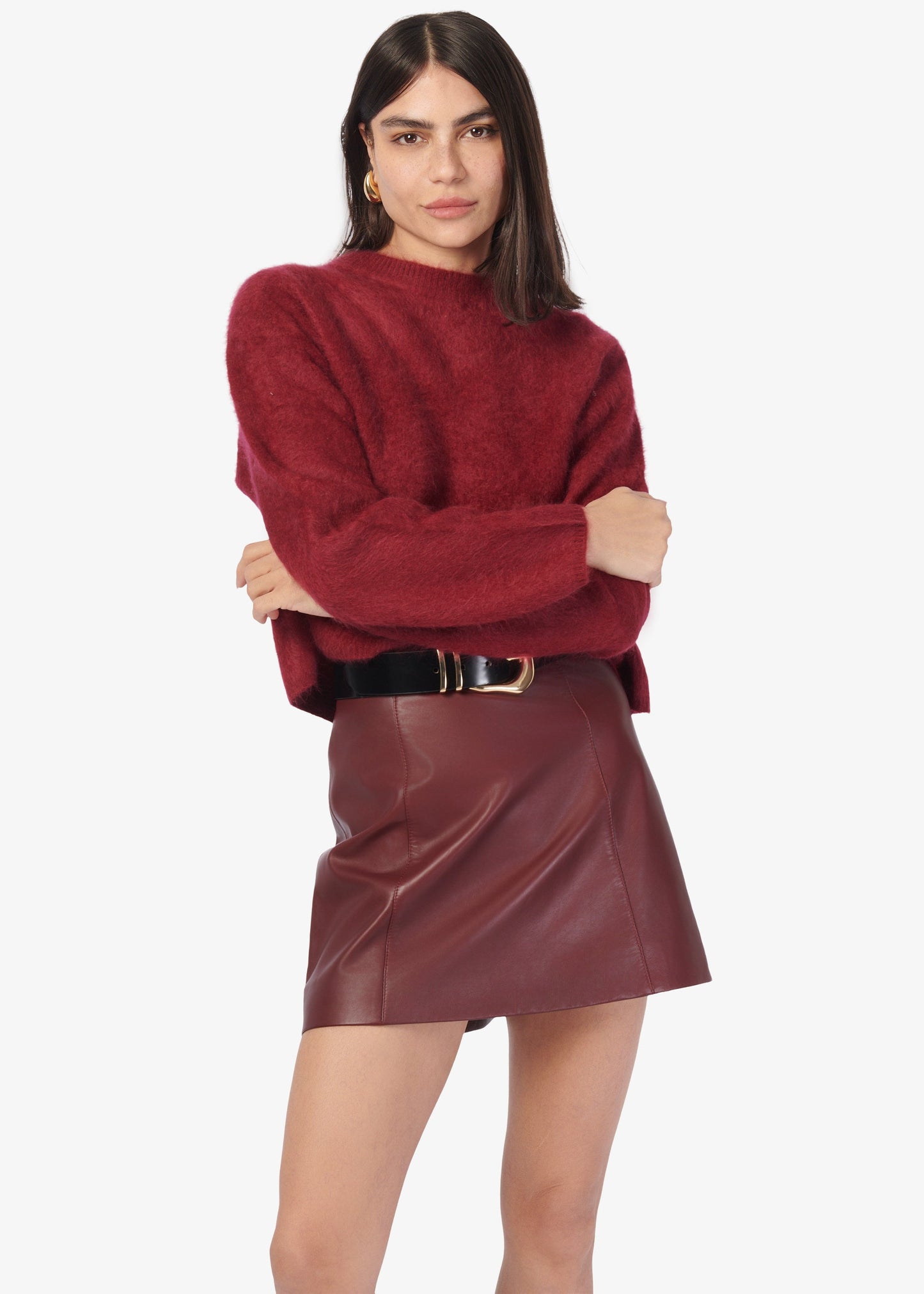 Pull Niall Cachemire Syrah