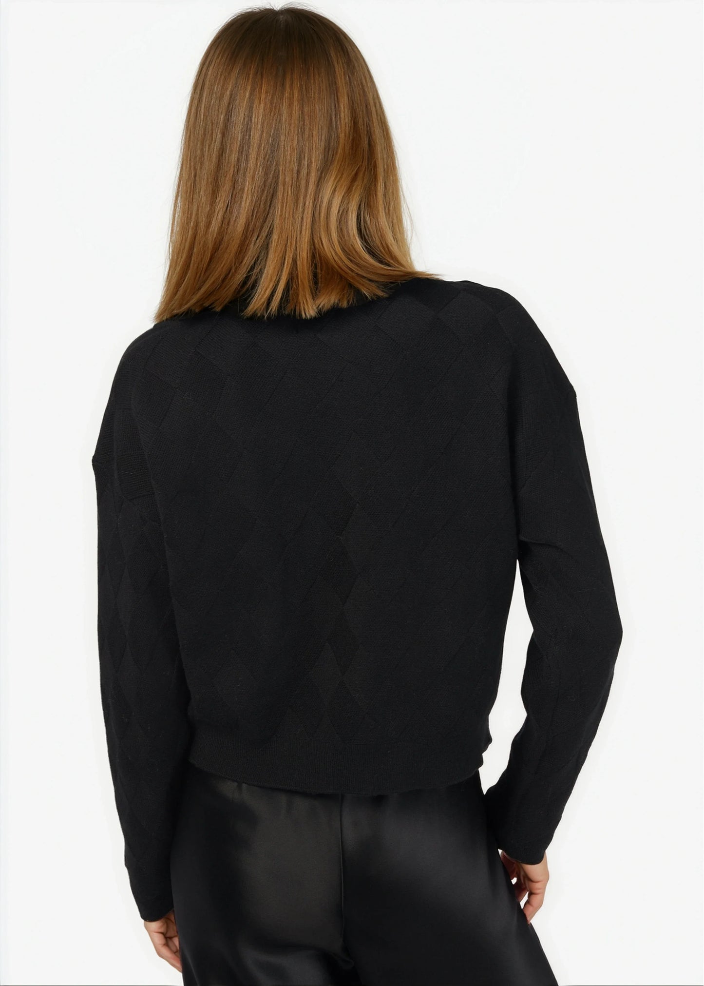 Pull Neva en coton et cachemire noir