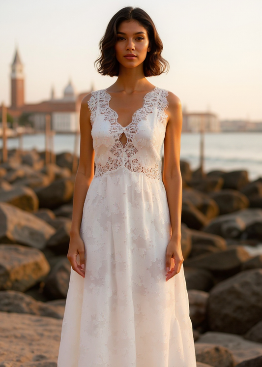 Robe Midi Larysa Macadamia