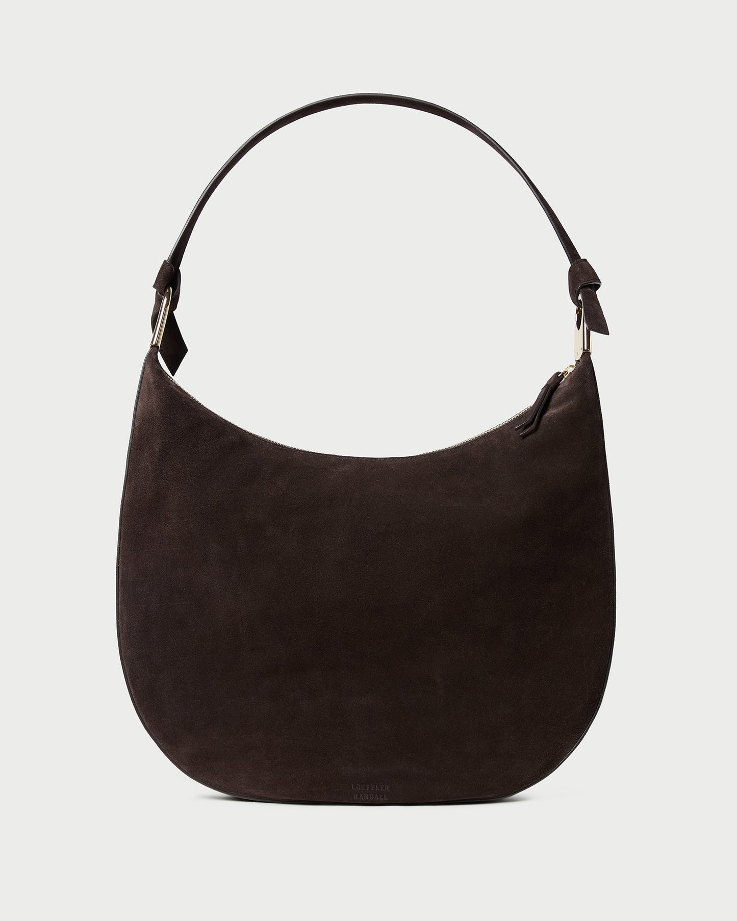 Sac à bandoulière en daim marron Morgan
