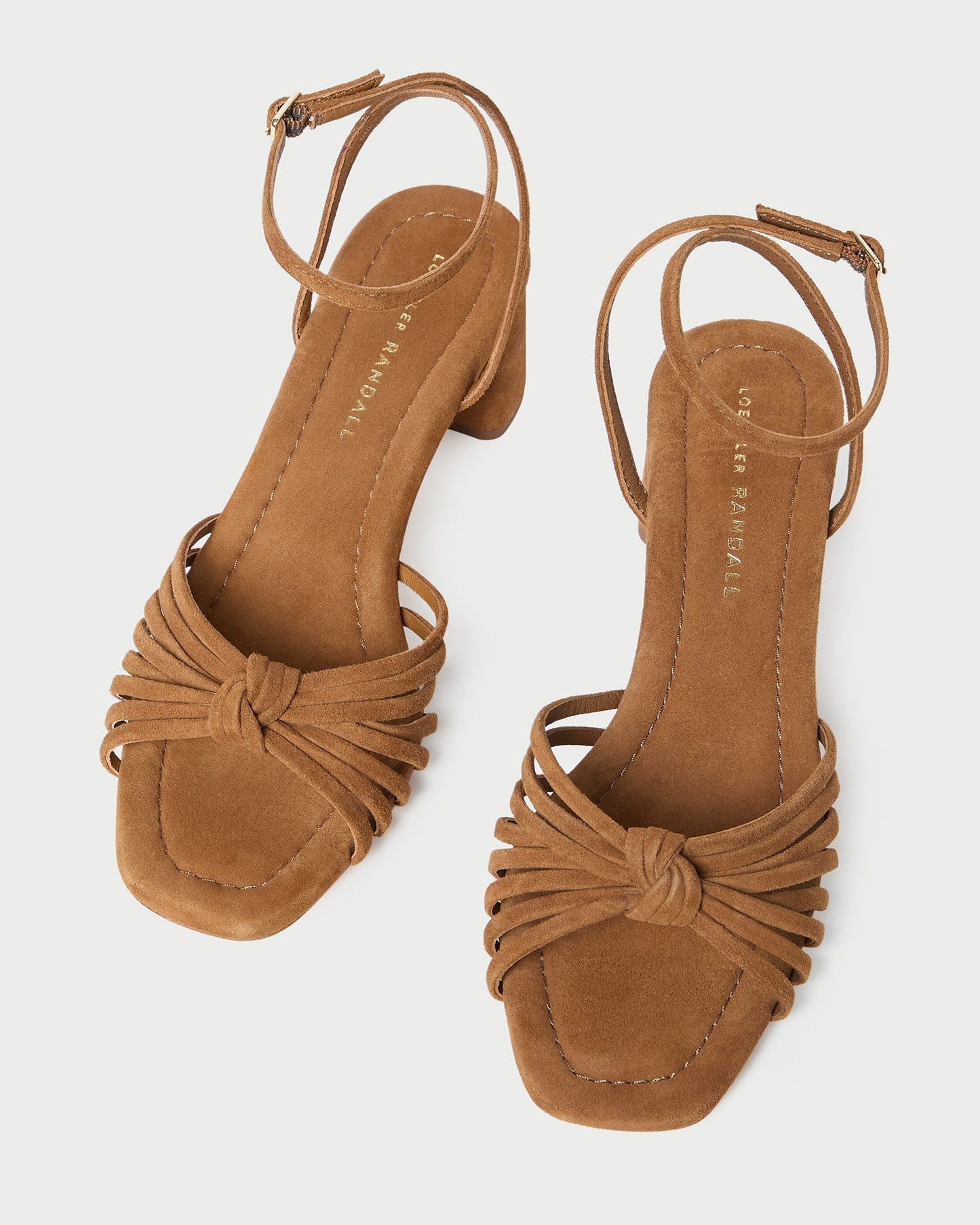 Sandale à talon moyen Olivia Cacao Knot