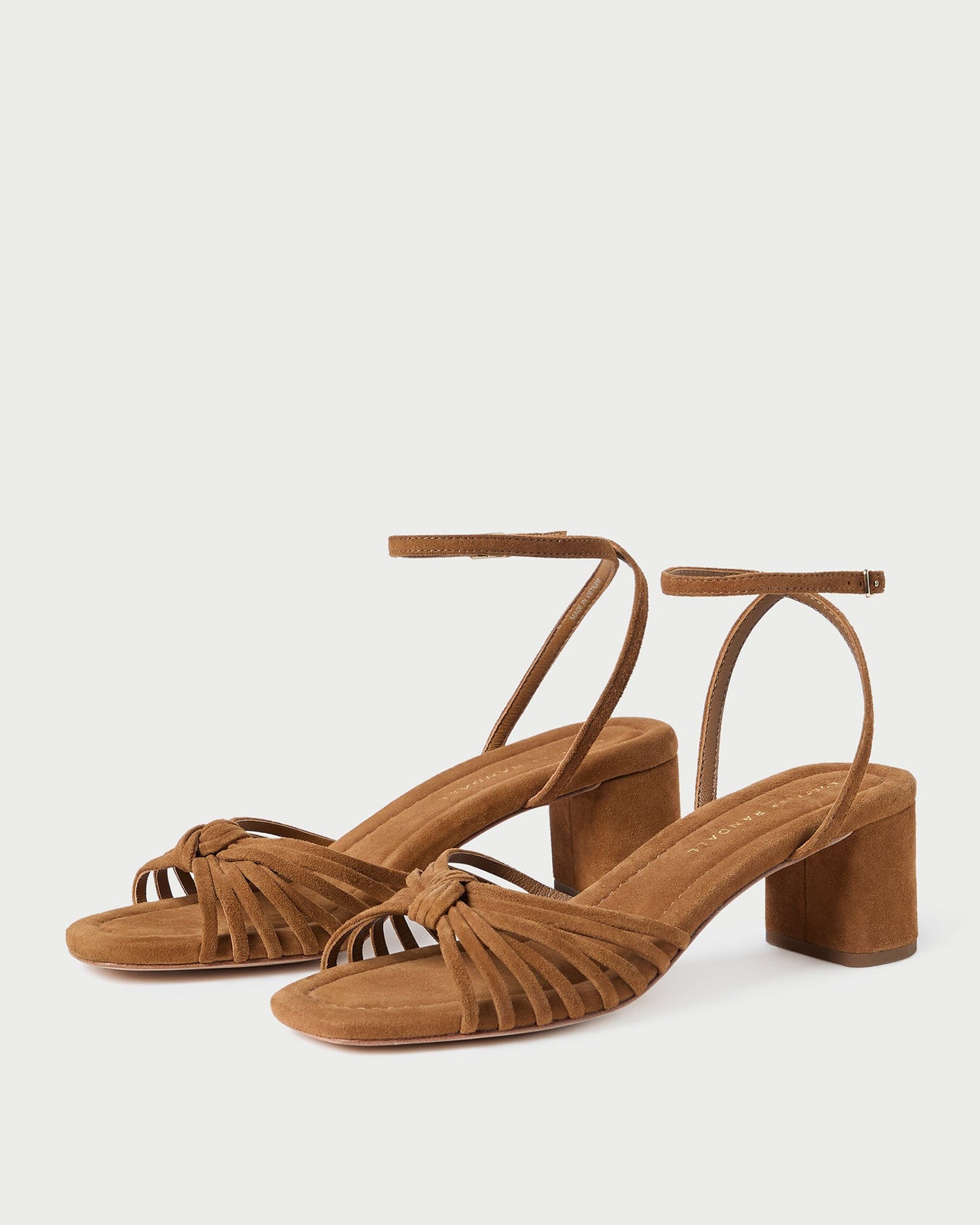 Sandale à talon moyen Olivia Cacao Knot