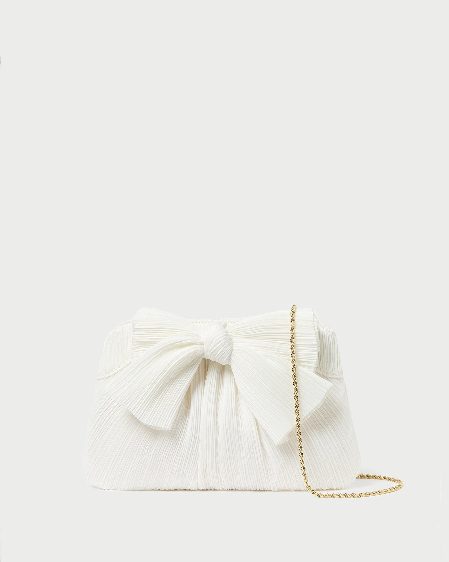 Pochette plissée à nœud Rayne