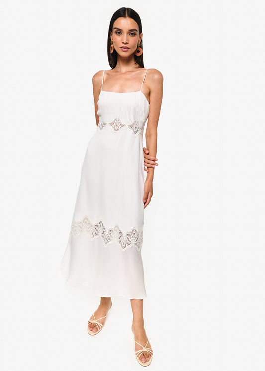 Robe midi Isadora Macadamia