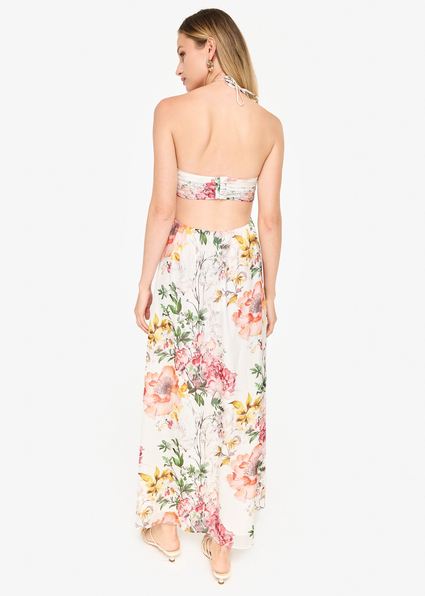 Robe longue en mousseline Calliope Summer Solstice