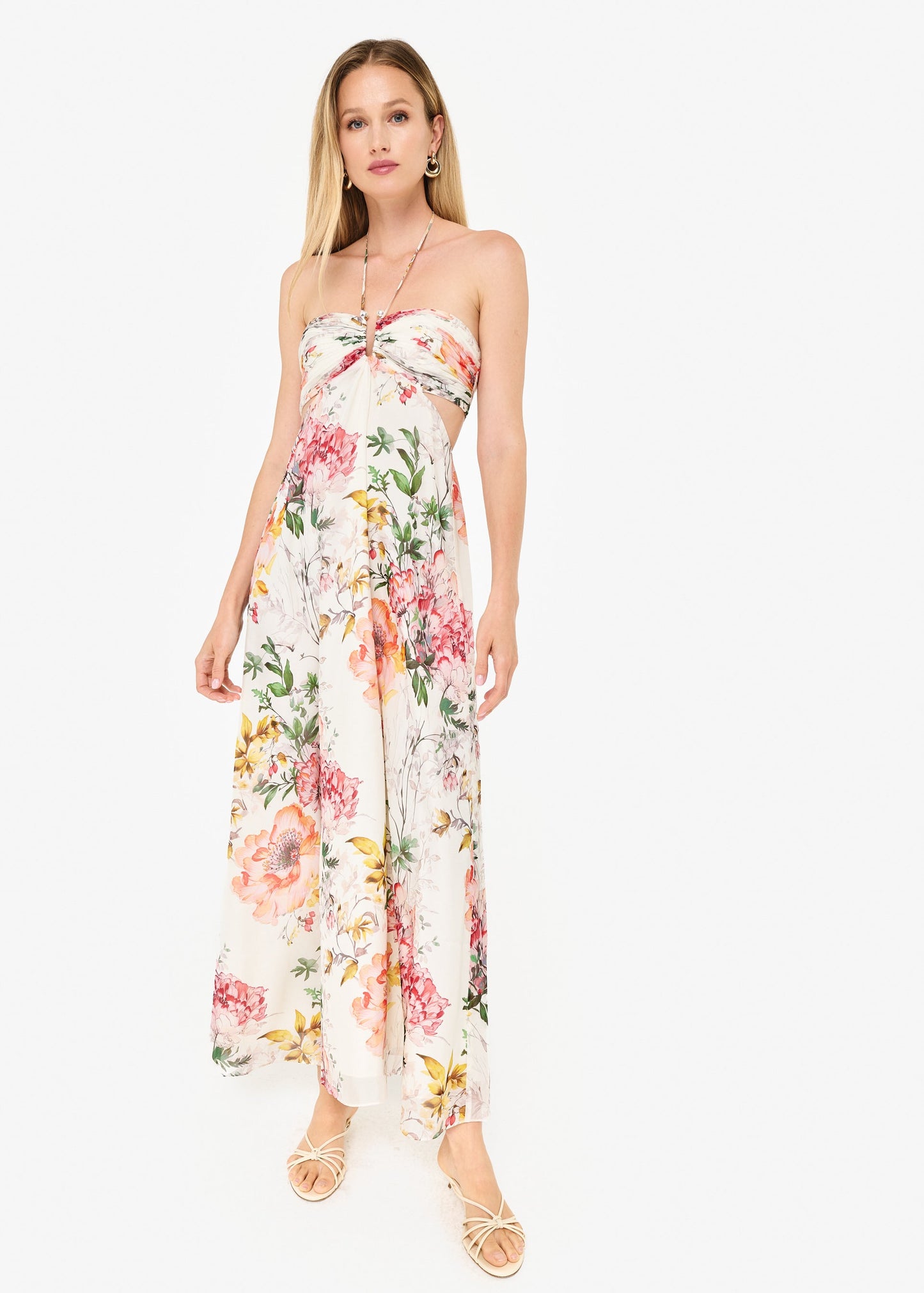 Robe longue en mousseline Calliope Summer Solstice