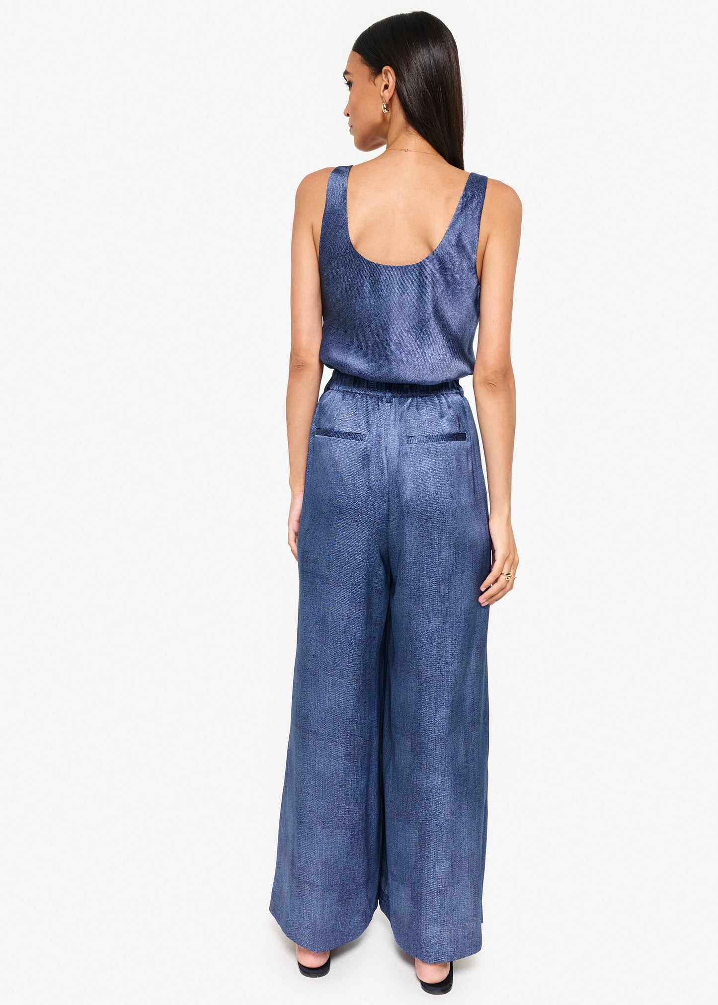 Camisole Andressa en denim brut