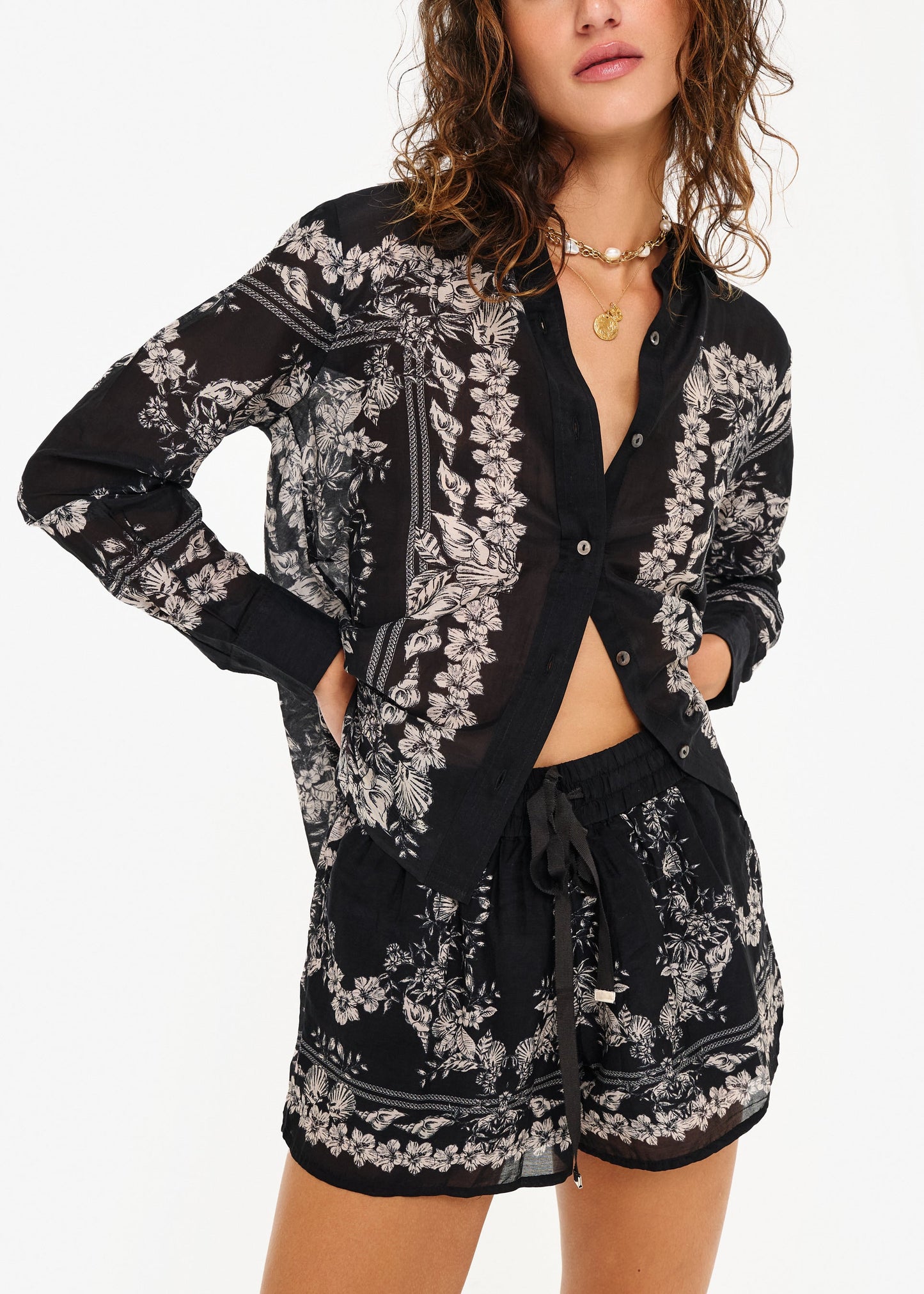 Bandana Rafella Top Black Seaside
