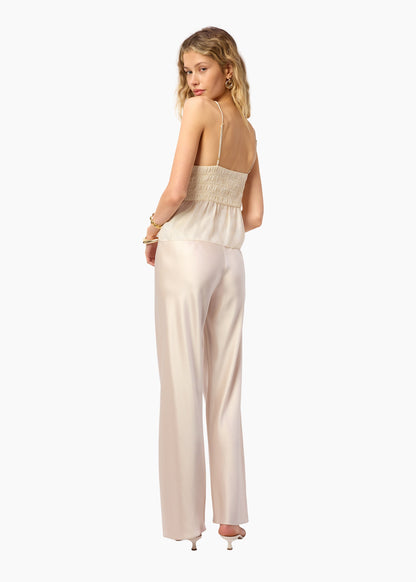 Pantalon Bristol taille mi-haute avoine