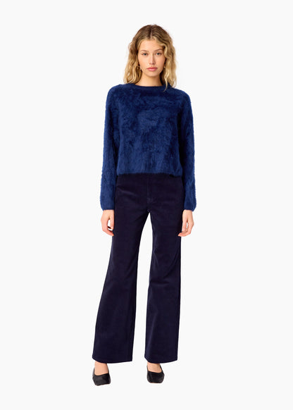 Pull en cachemire Niall bleu marine