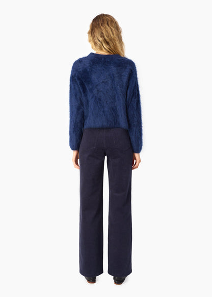 Pull en cachemire Niall bleu marine