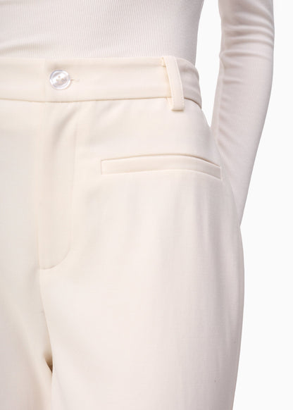 Pantalon taille haute Leo Macadamia