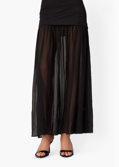 Robe longue Susannah noire