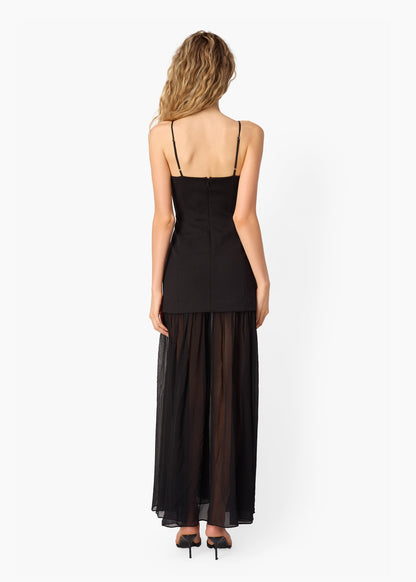 Robe longue Susannah noire