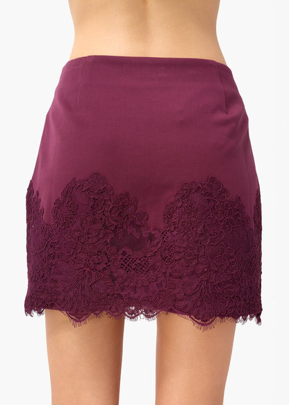 Jupe-short Sasha Blackberry