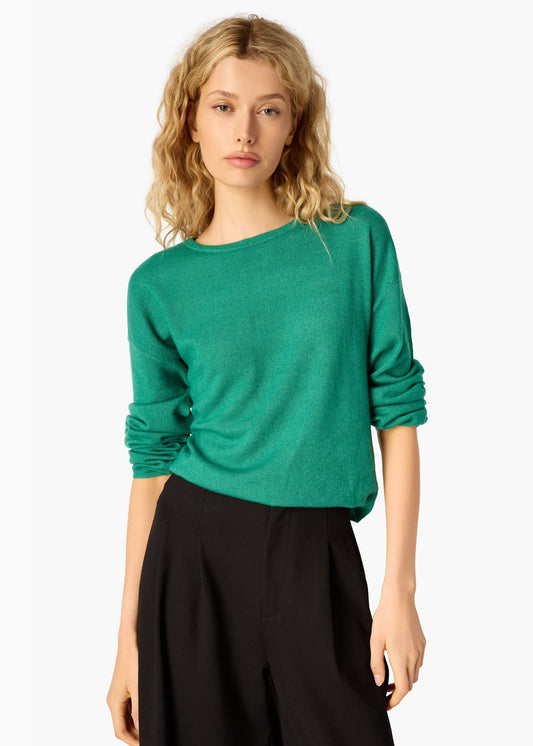 Pull Leith en laine et cachemire mélangés Verdant