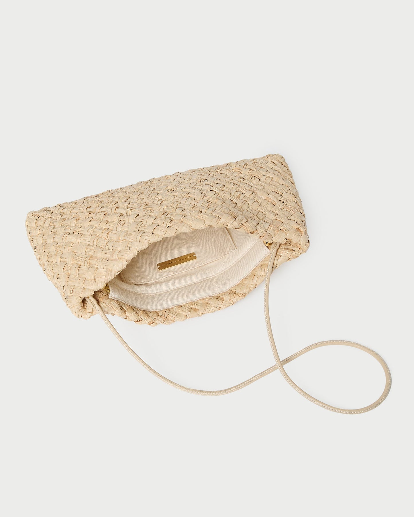 Sac en paille tissée naturelle Aviva