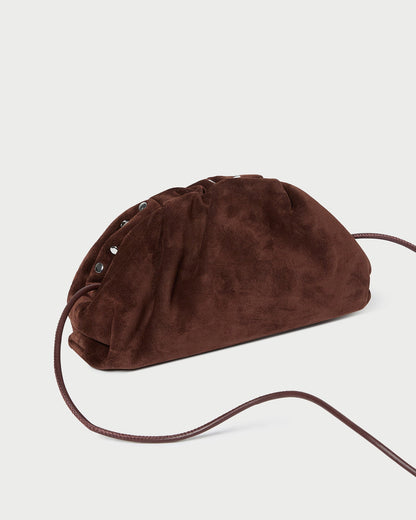 Pochette Bailey Espresso/Dôme Argenté