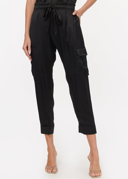 Pantalon cargo Carmen noir
