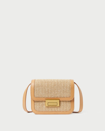 Sac bandoulière en paille naturelle Desi