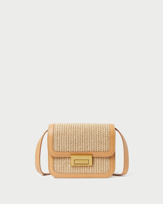 Sac bandoulière en paille naturelle Desi