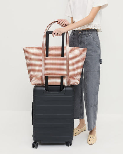 Sac de voyage Dina Brown à carreaux vichy