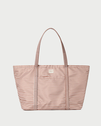 Sac de voyage Dina Brown à carreaux vichy