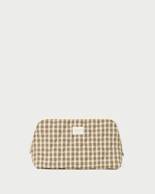 Trousse à maquillage à carreaux Frances Butter