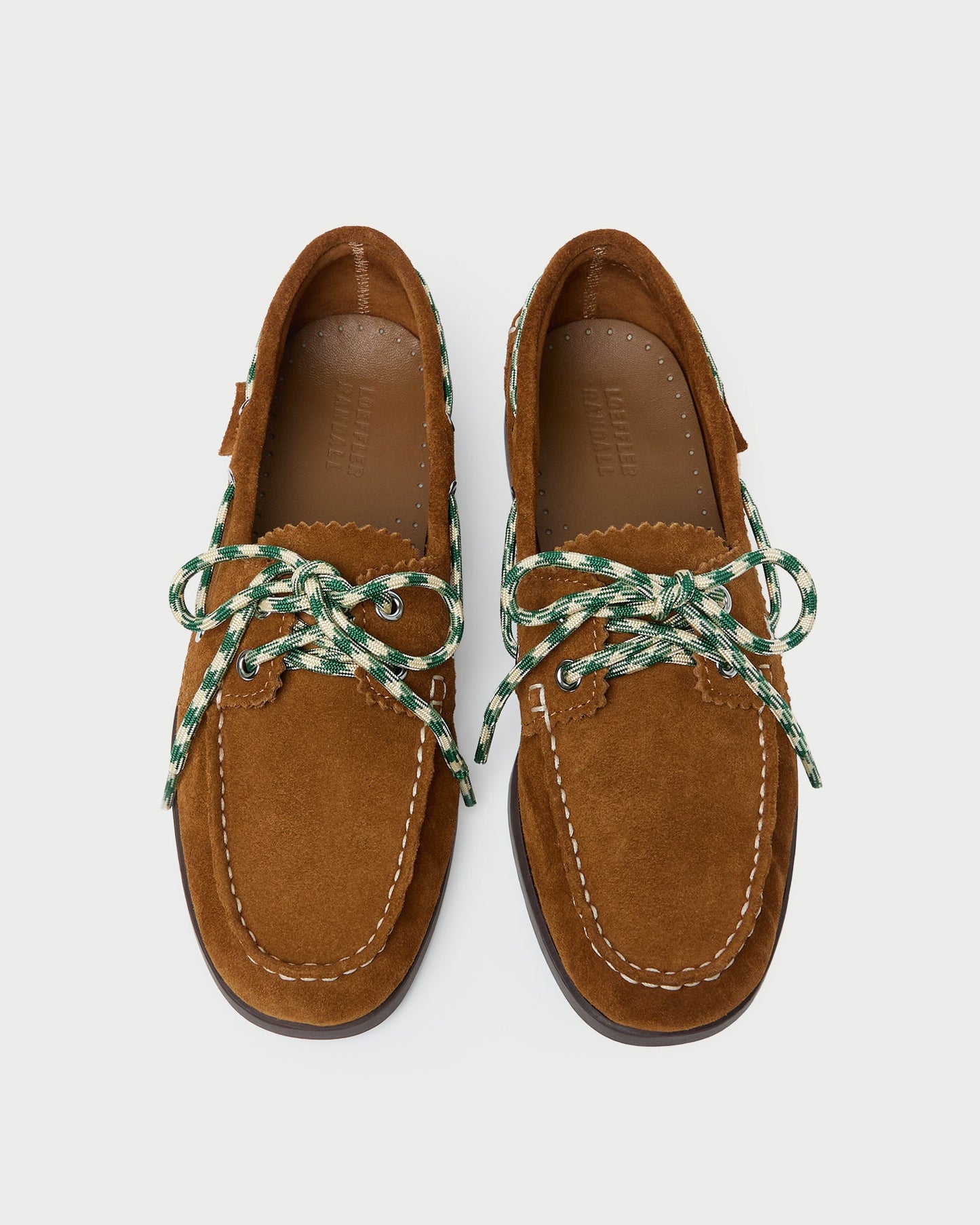Chaussure bateau en daim Franco Cacao