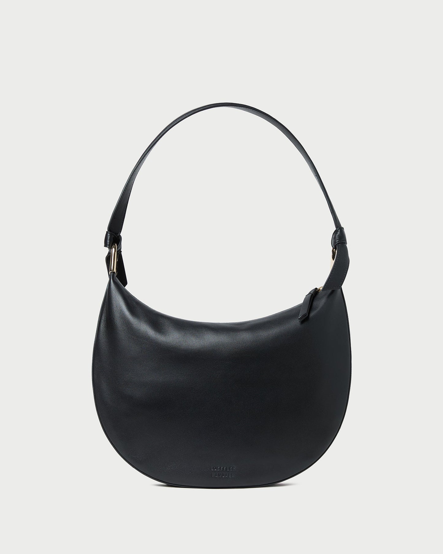 Sac à bandoulière en cuir noir Harlow