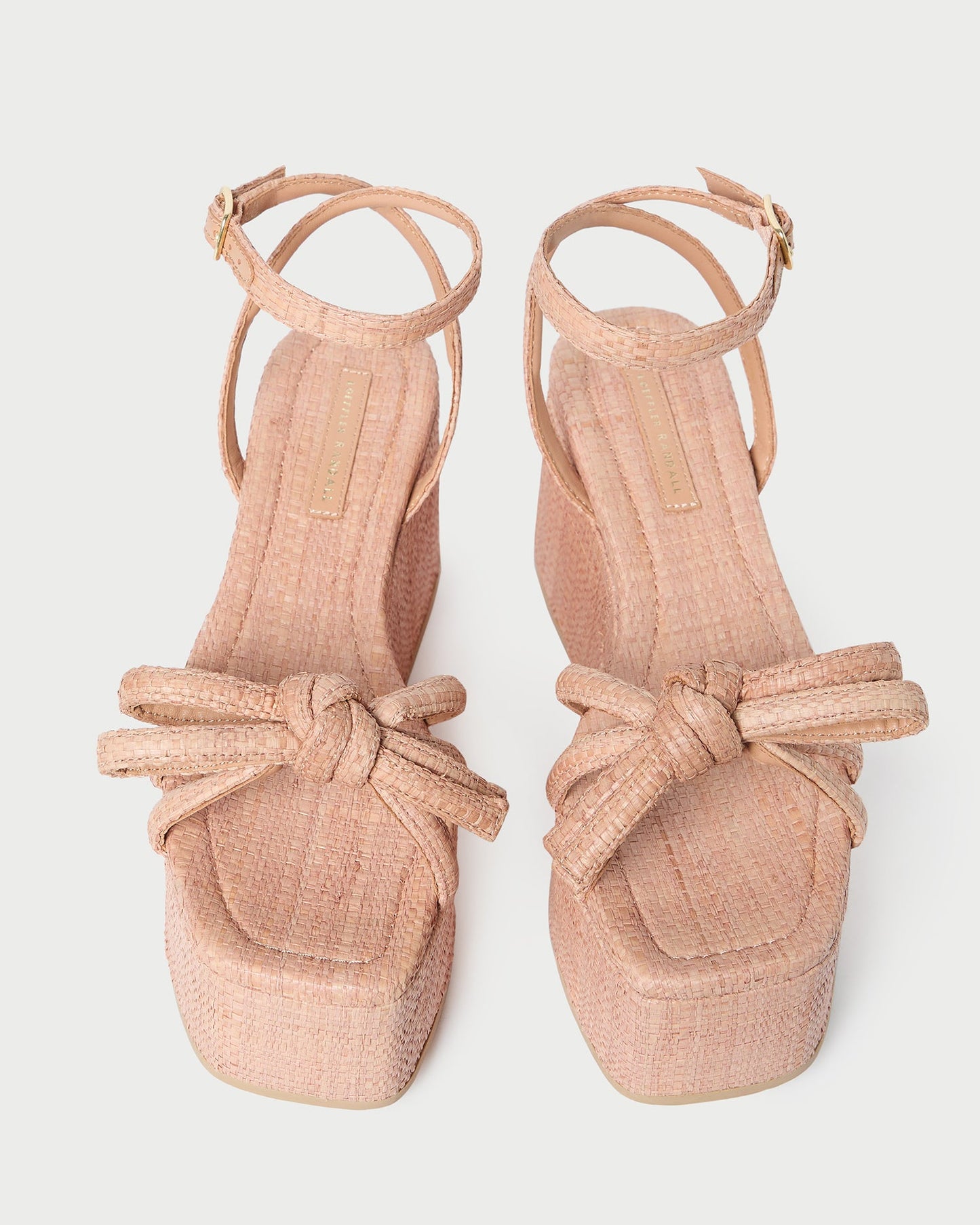 Sandale à plateforme avec nœud Blush Hudson